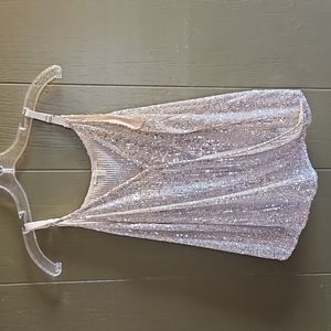 Sequence Cream/Gold Tank Top